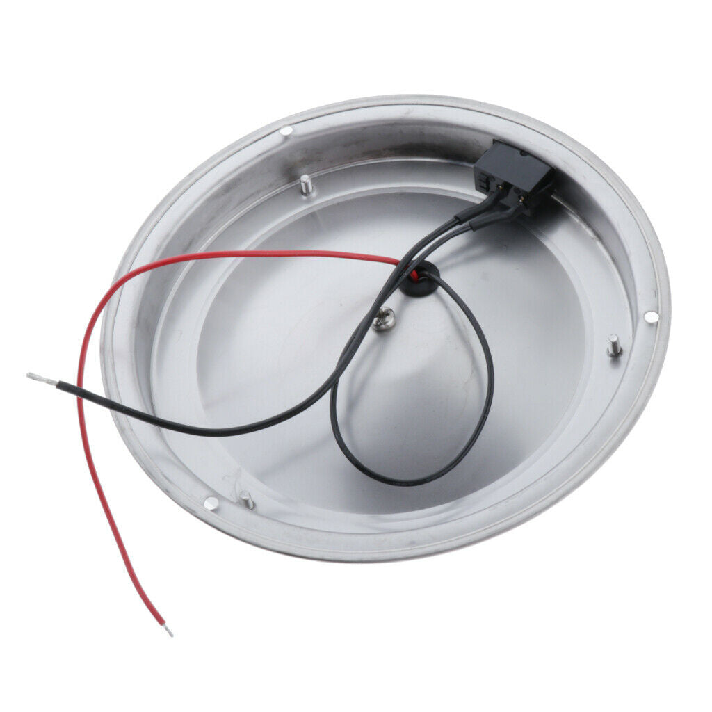12V 3.5W Stainless Steel Dome Light Boat Caravan Trailer Cabin Ceiling Lamp