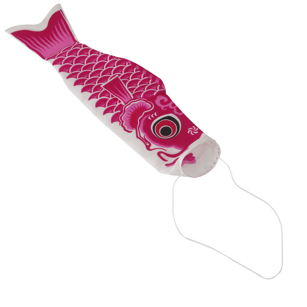 2x Japanese Windsock Carp Flag Koi Nobori Koinobori Streamer Home Plaza