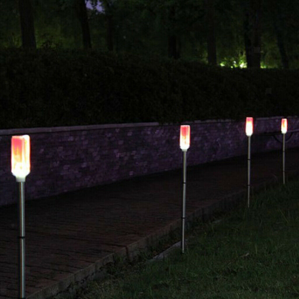 Solar LED Stake Light Deck Light Outdoor Landscape Light Lawn Lamp Decor