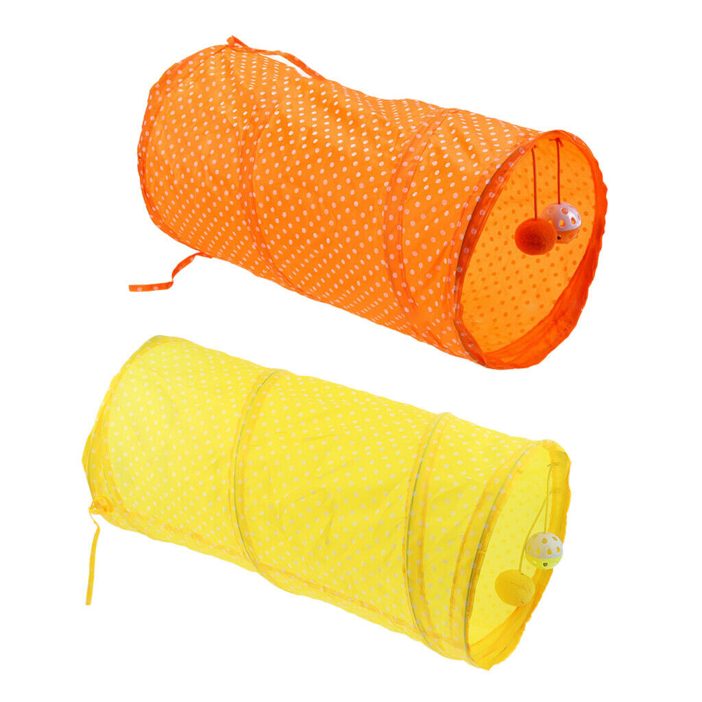 2 Packs Cats Tunnel Toys Cat Outdoor Interactive Toys Catching For Cat Mice