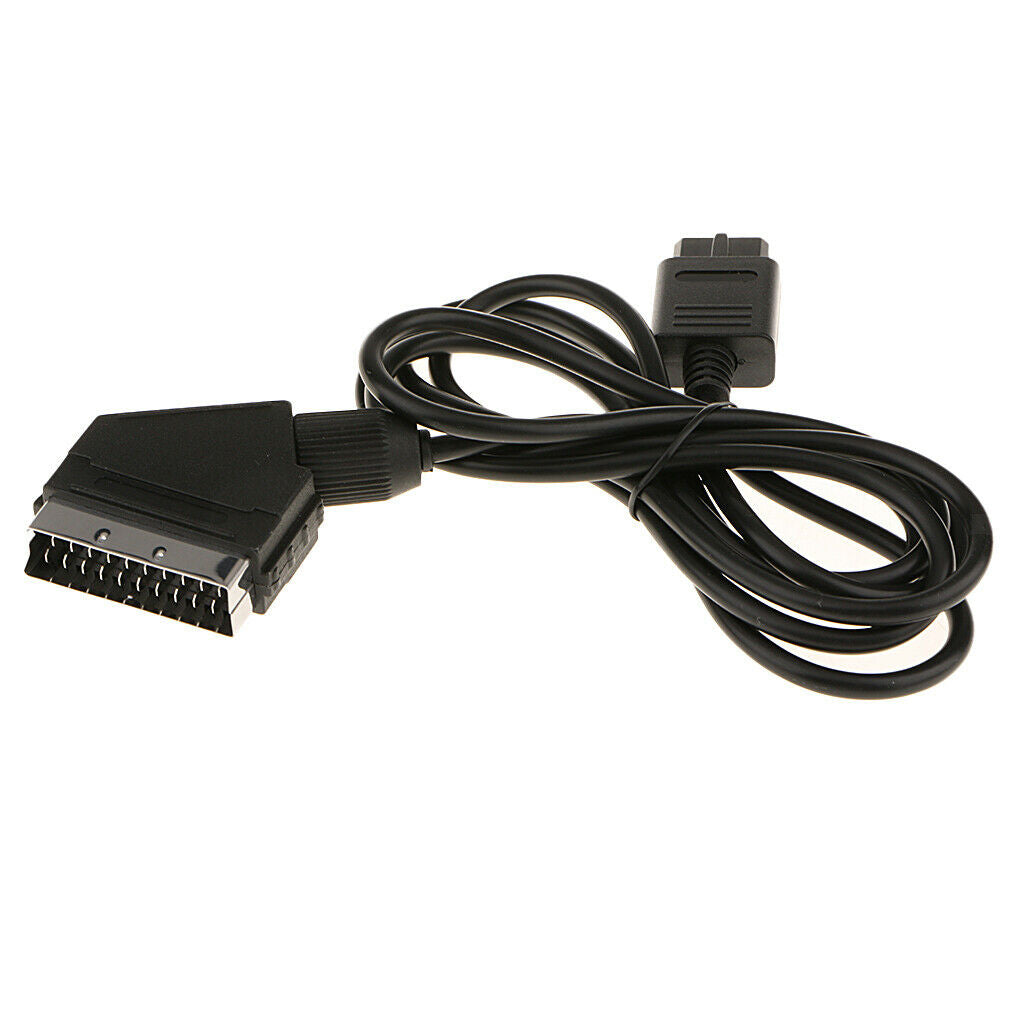 RGB Scart Cable for SNES GameCube NTSC Nintendo 64 Super Nintendo Consoles