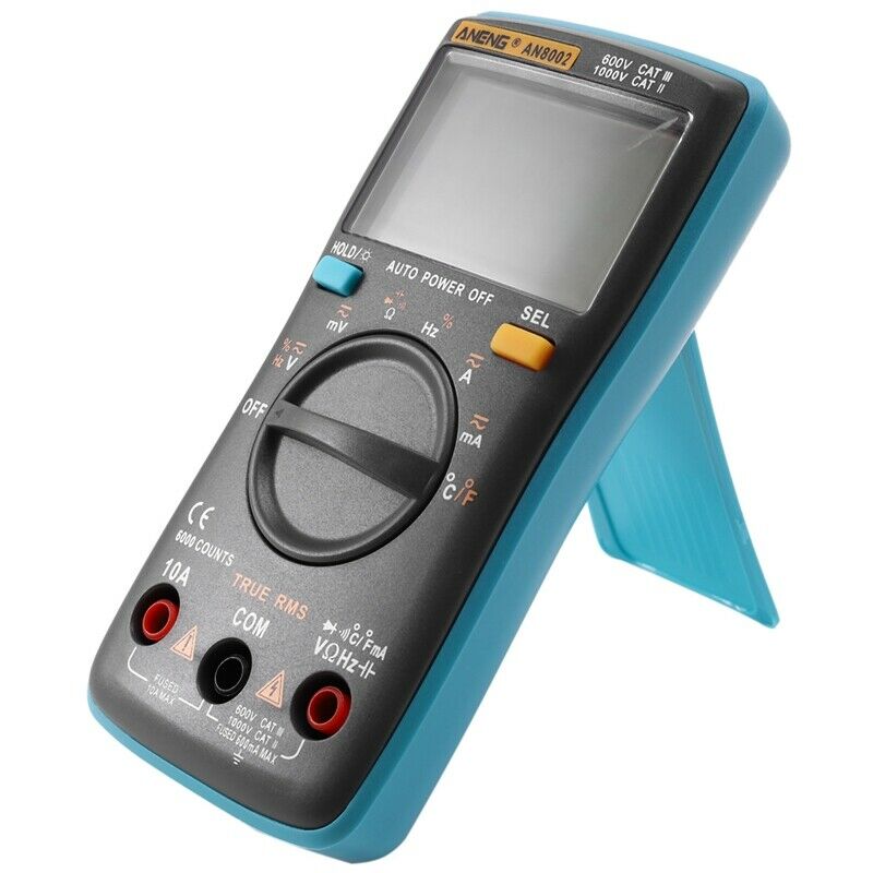 Aneng An8002 Digital Multimeter 6000 Counts Digital Multimeter Transistor TestS5