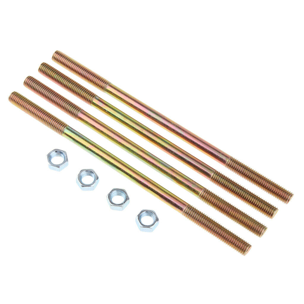 4pcs M6 x 145mm STUD BOLTS ENGINE CYLINDER FOR YAMAHA PW 80 JS80PY LC80PY