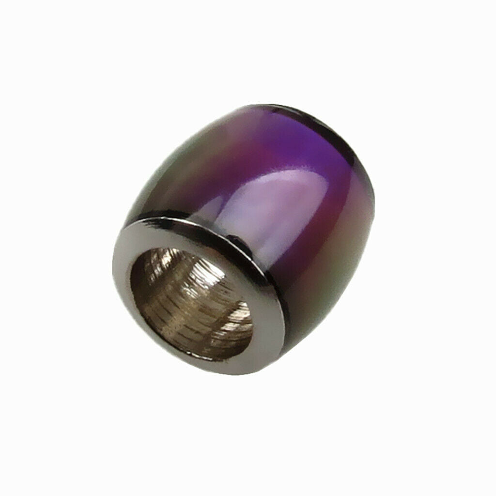 6pcs Loose Barrel Spacers Bead Charms Color Changing DIY Finding Necklace
