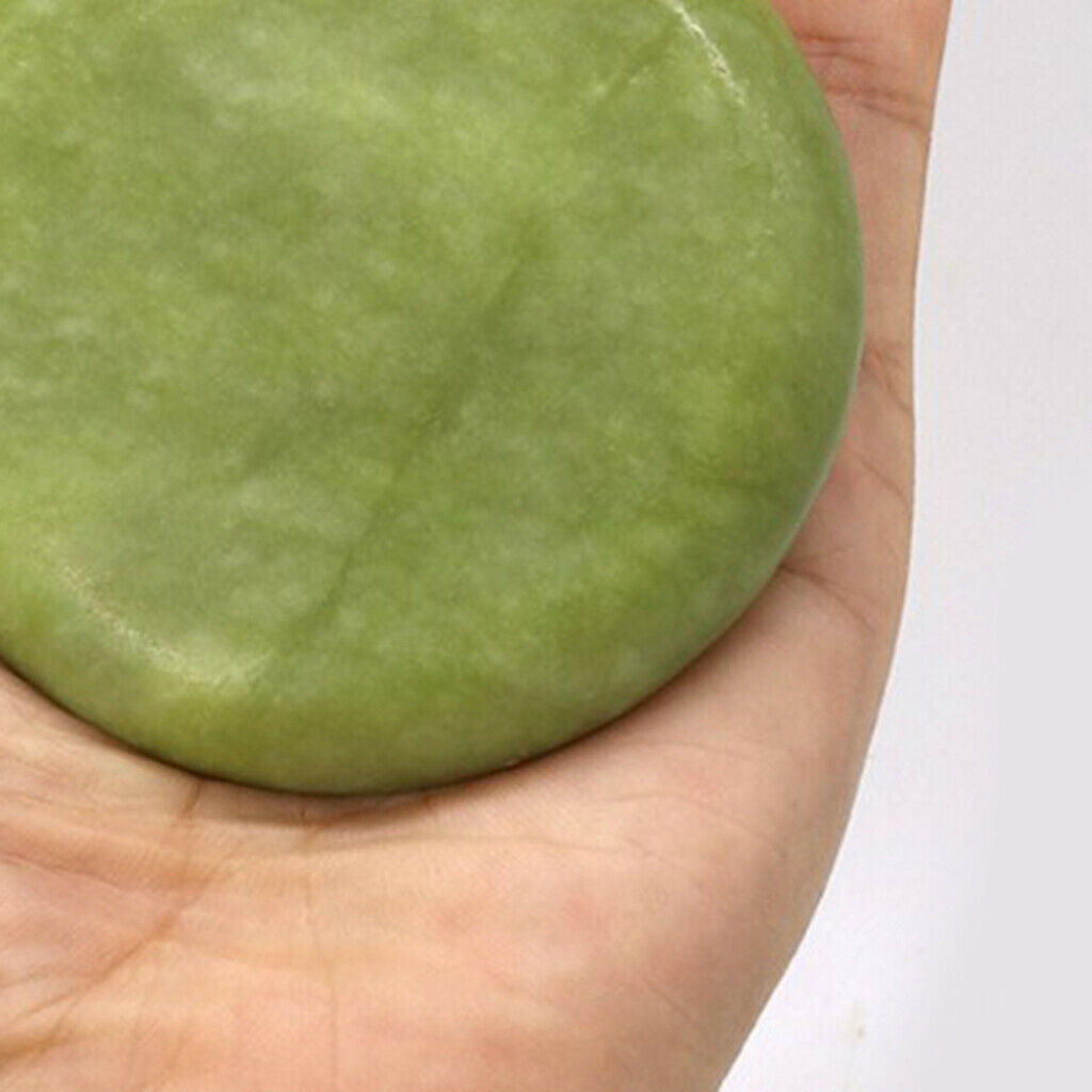 2pcs Smooth Jade Massage Stone Pro Arms Salon Beauty Spa Massage Hot Stones