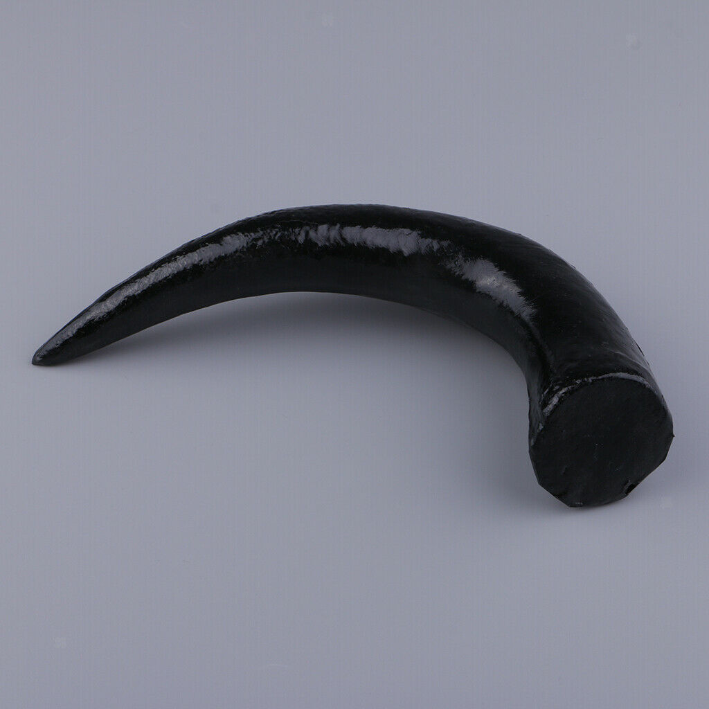 Artificial OX Horn Halloween Costume Accessory Gothic Hair Headband DIY 20cm