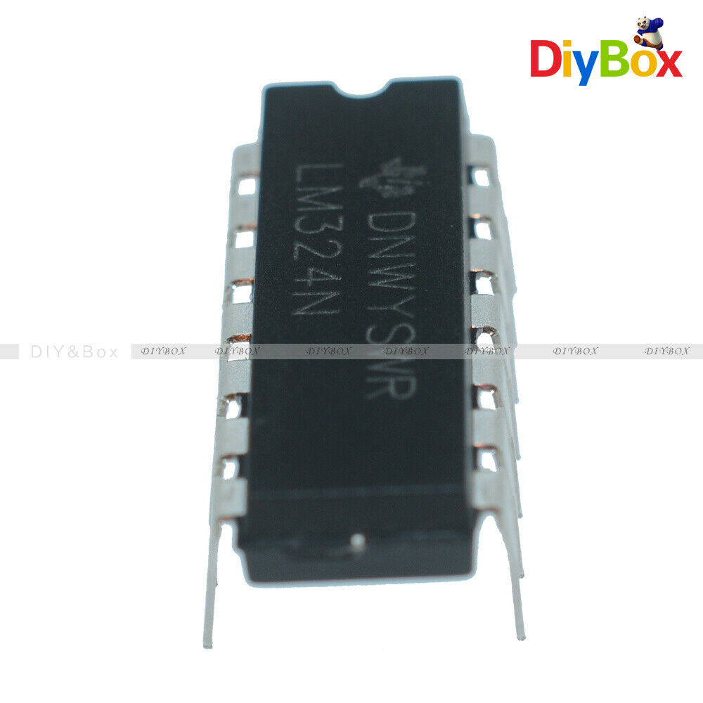 20pcs LM324N LM324 DIP-14 TI Low Power Quad Op-Amp IC LM324N