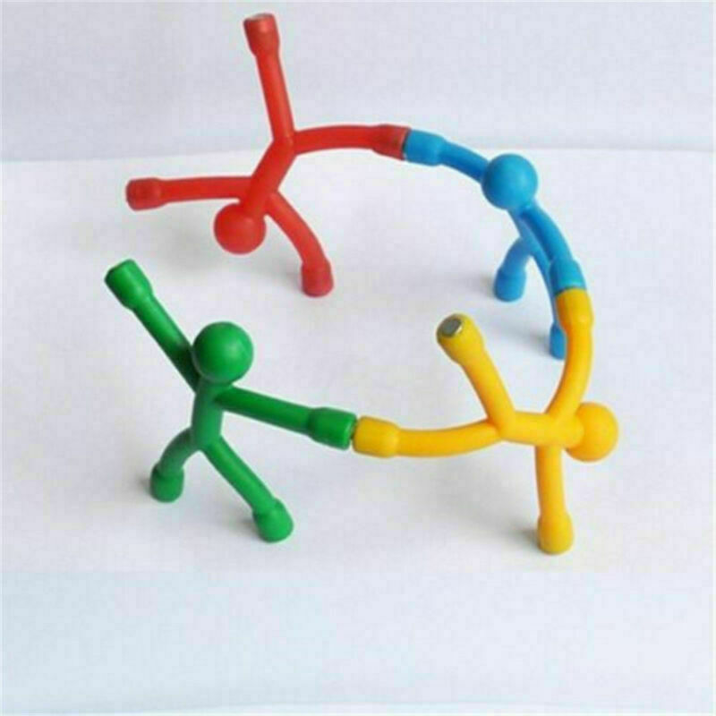 1pc Novelty Curiously Mini Q-Man Magnet Cute Magnetic Magnets Man Toys Gift