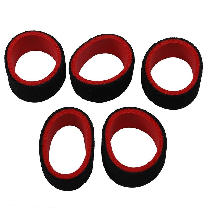 1X(5Pcs 2-Color RC Cars Transmitter Stee Wheel Foam Grip Hand Wheel Sponge f6F6)
