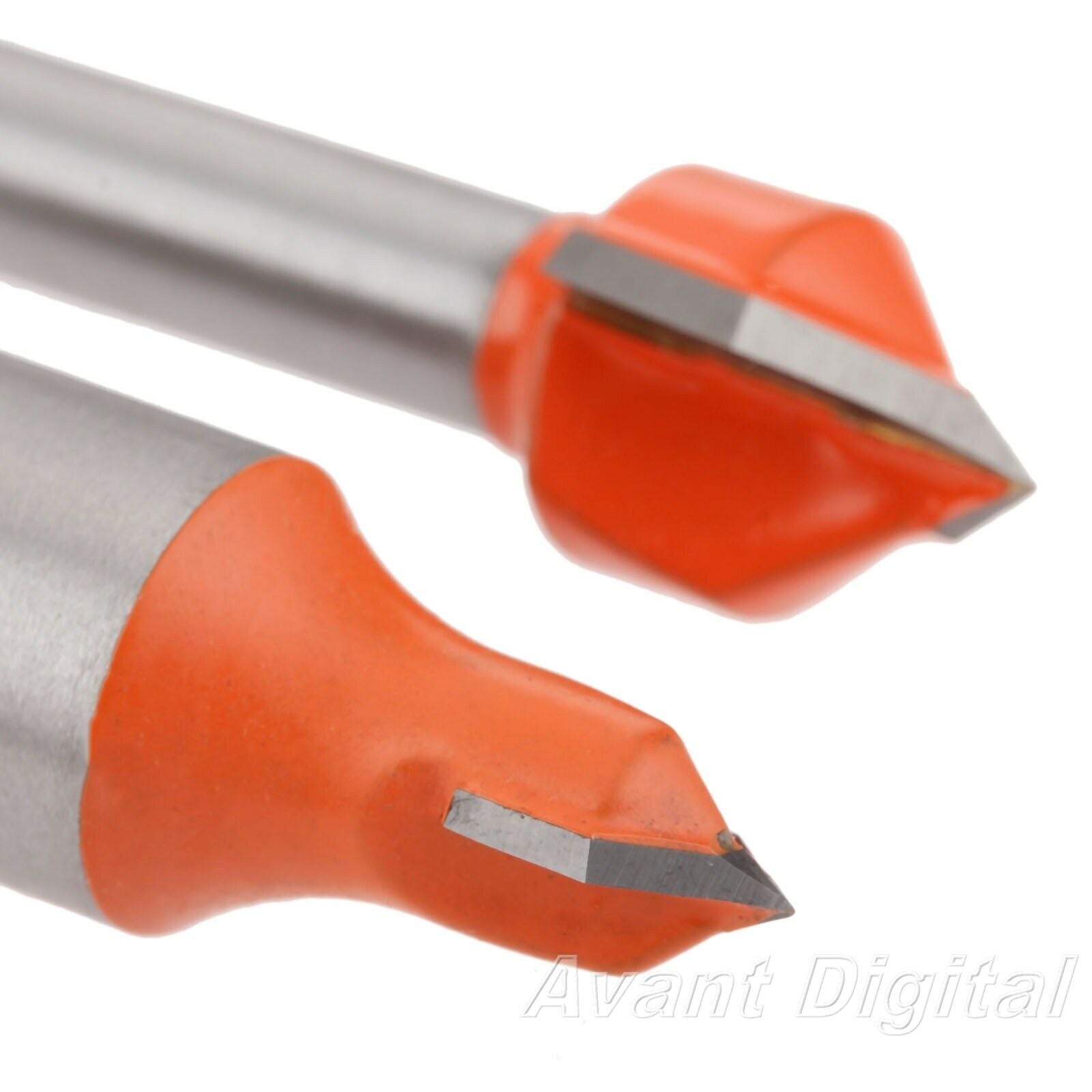 1/4"*3/8" Carbide Woodworking Flush Trim V Shape Router Bit Mill Trimmer Cutter
