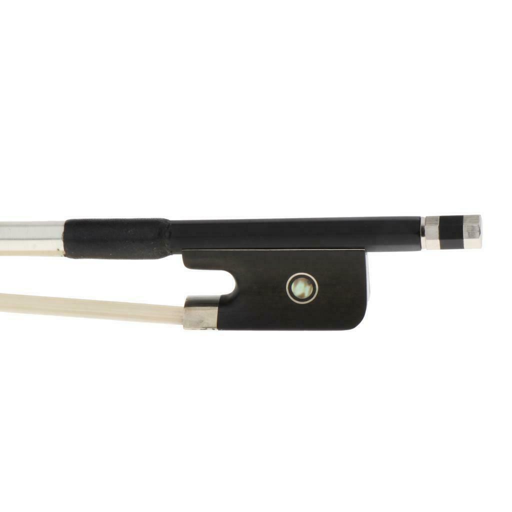 4/4 Size Cello Bow Natural Carbon Fiber Ponytail