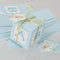 12x Ribbon Paper Box Girl Party Favor Gifts Candy Packing Container Blue