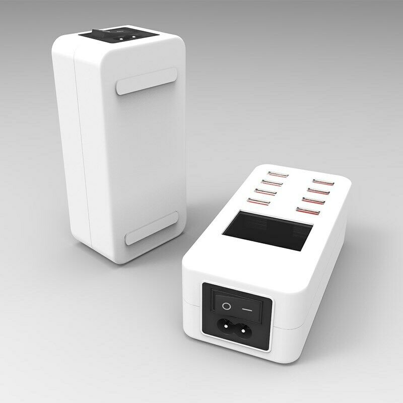 8-Port Smart Multi USB AC Wall Charger Hub Smart Fast Wall Charging Station AF6