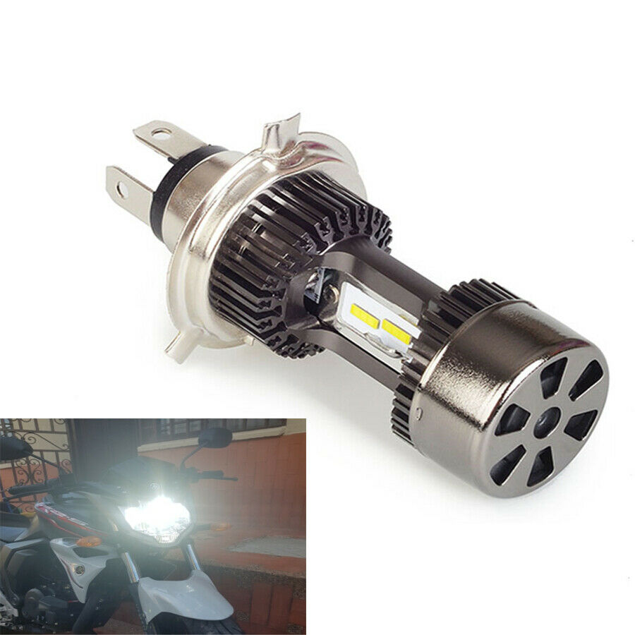 12V/24V Motorcycle H4 LED Headlight Bulb 30W 3200LM 6000K EMC LED CHIP Universal
