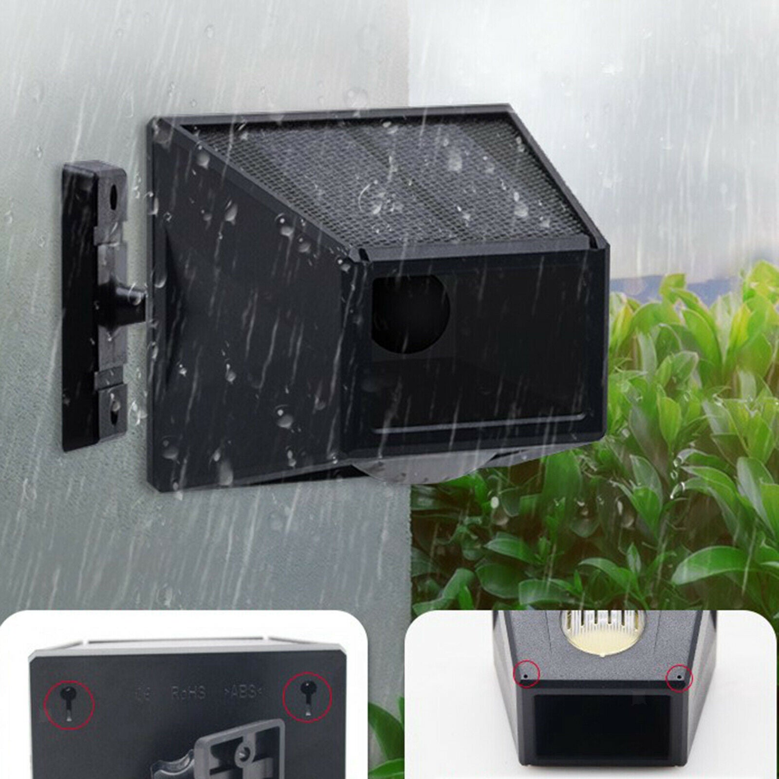 Waterproof Solar LED Driveway Alarm Wireless Remote Motion Detector Security