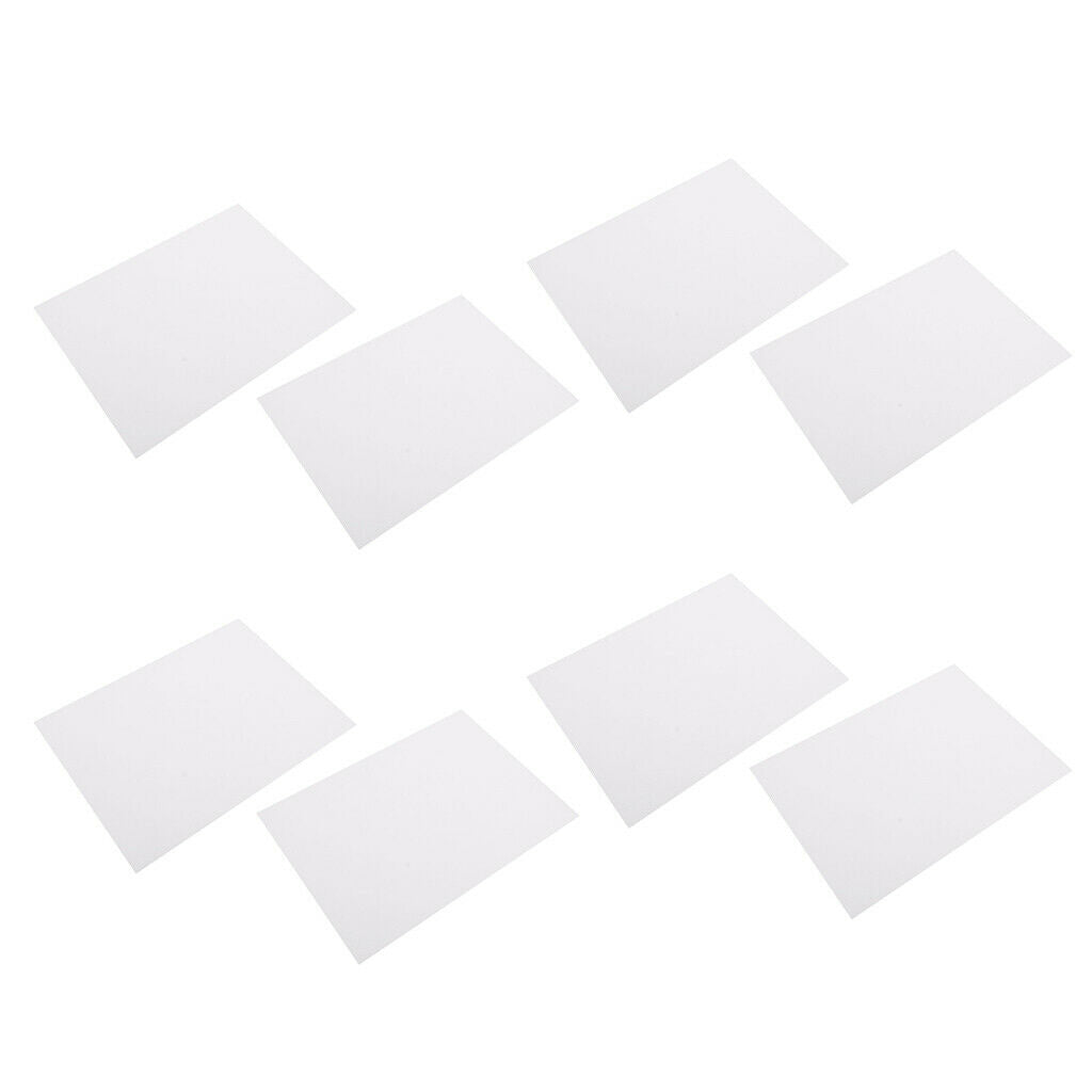 8Pc  Shrinkable Film Plastic Sheets,