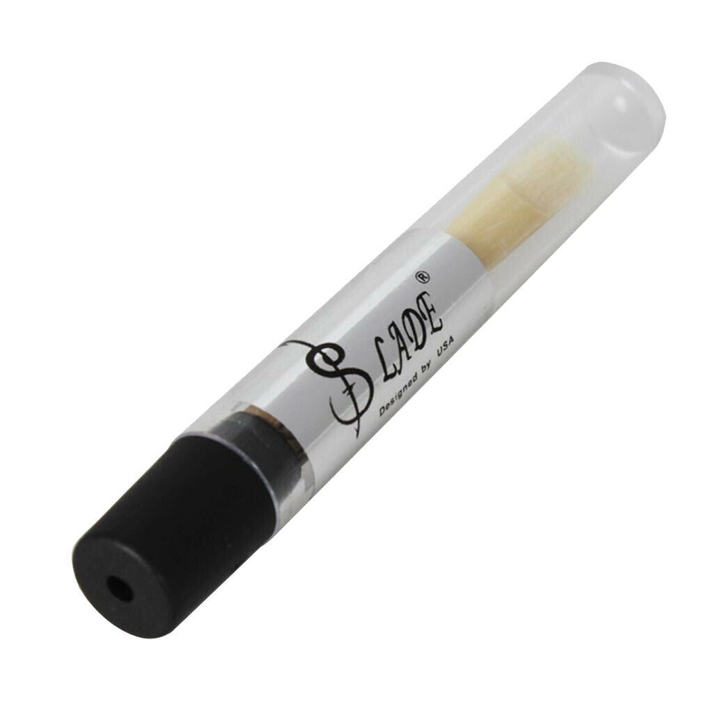 1pc Soft Oboe Reed Cork Reed with Plastic Case Tube for Wind Instrument Parts