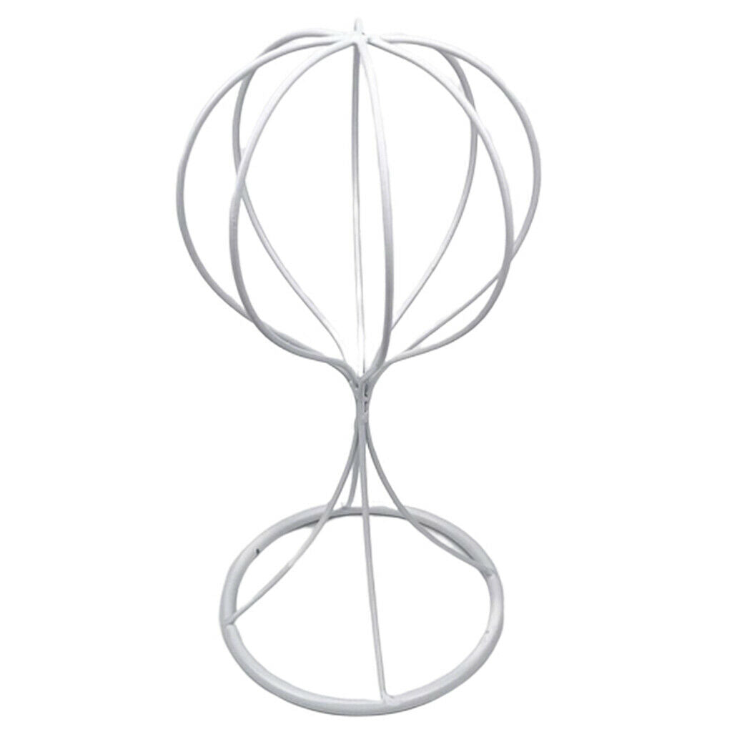 2pcs Countertop Wigs Dryer Rack Metal Wire Hat Storage Stand 6.3inch Dia