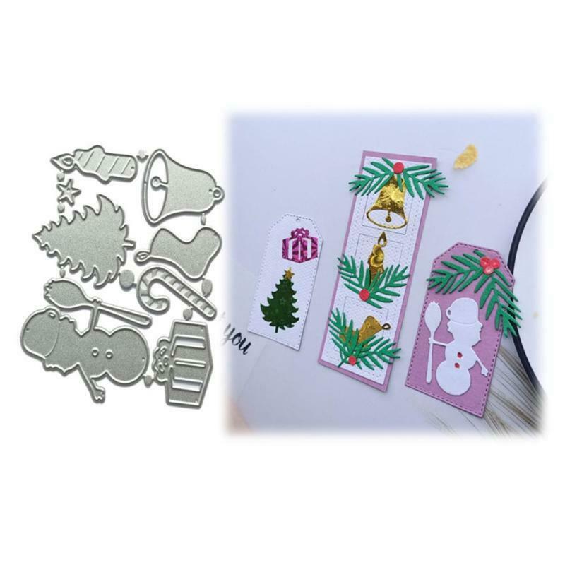 Christmas Tree Gift Metal Cutting Dies Stencil DIY Scrapbooking Album Paper Card