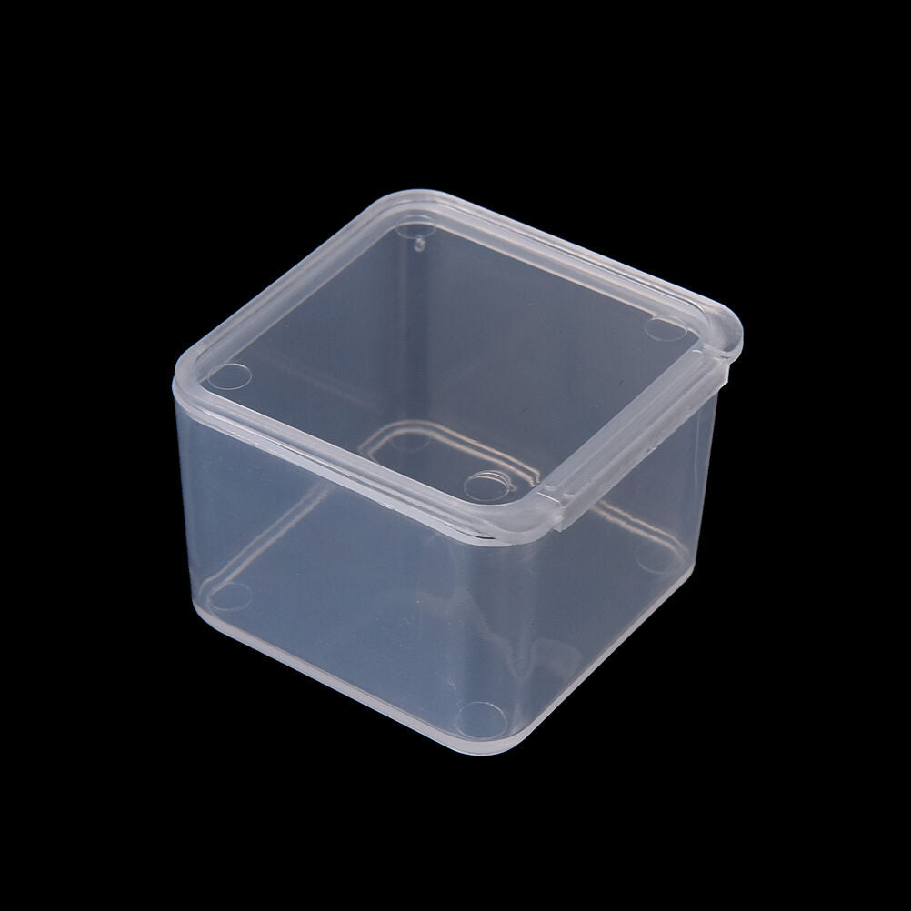 New Small Travel Clear CG Transparent Storage Box Case PU Superhard Plasti.l8