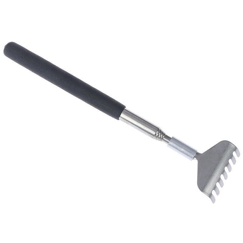 Metal Stainless Back Scratcher Telescopic Extendable Itching Aid Extender To Tt