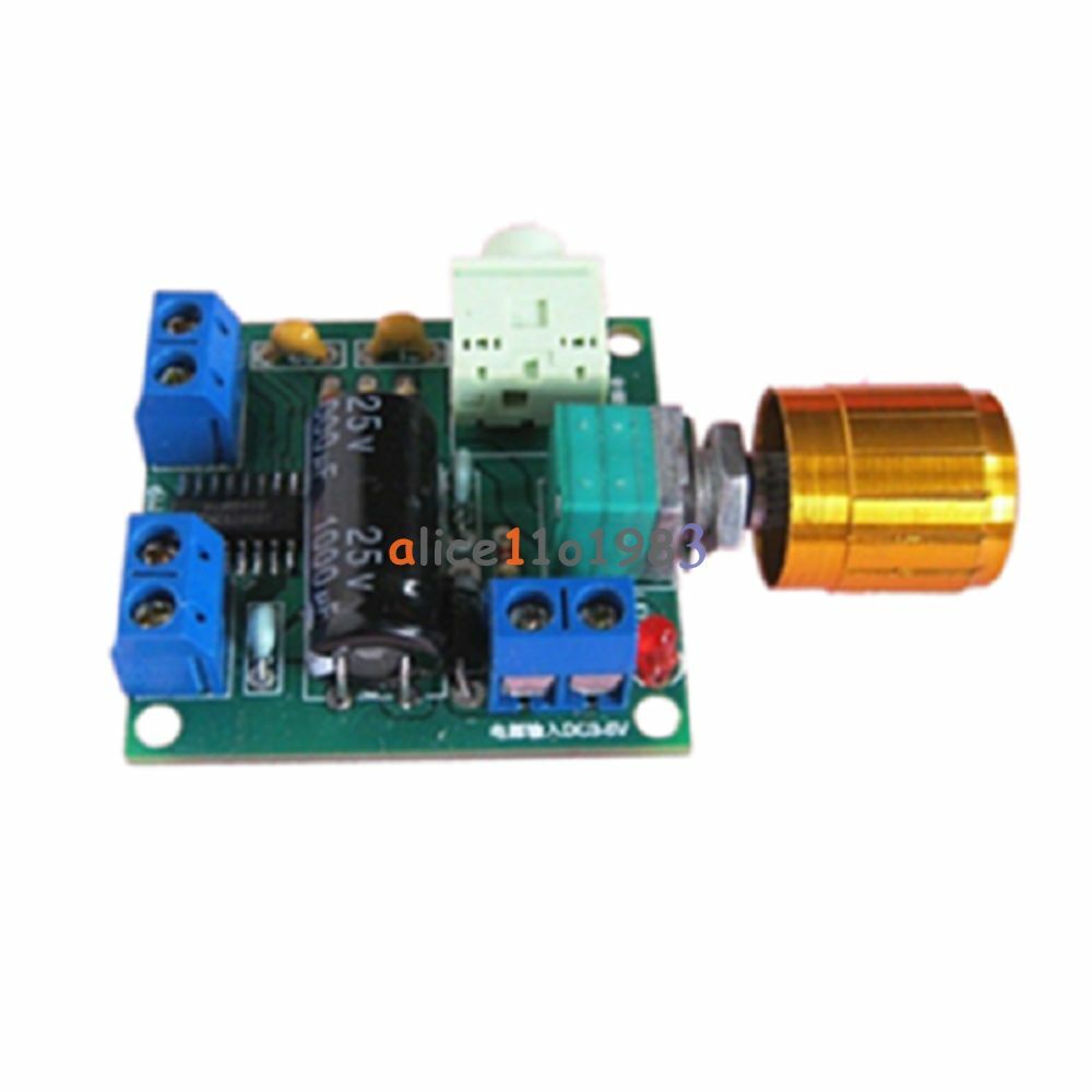 PAM8406 Digital Class D Stereo Audio Amplifier Board 2 Channel 6W+6W  AMP Board