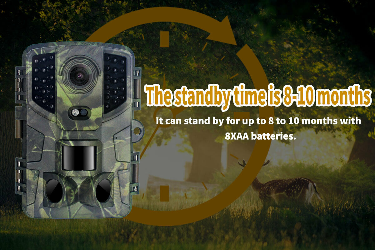 Trail Camera 20MP Wildlife 1080P Game Hunting Cam with Night Vision