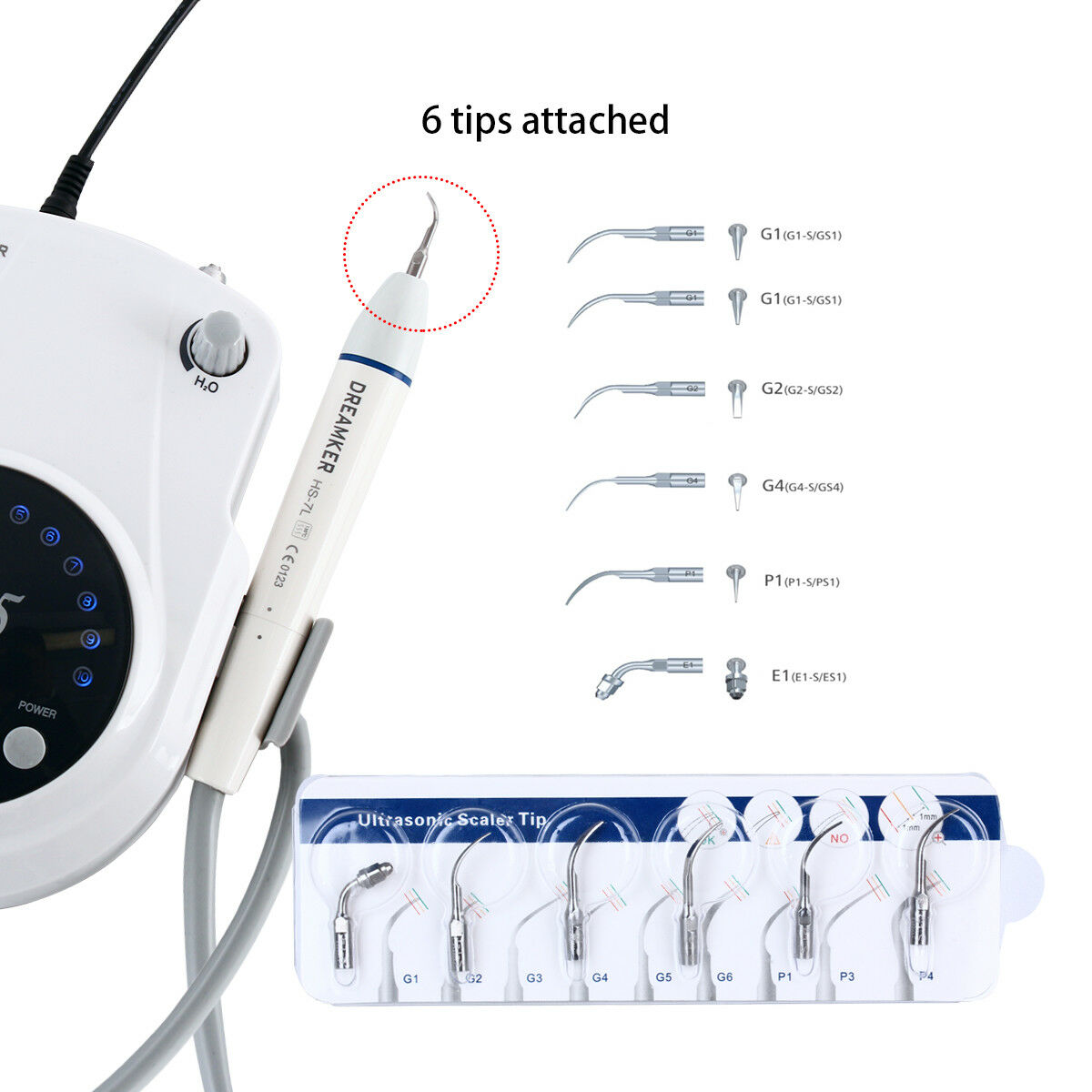 Dental Ultrasonic Piezo Scaler K5-LED Handpiece Scaling Perio Endo DREAMKER