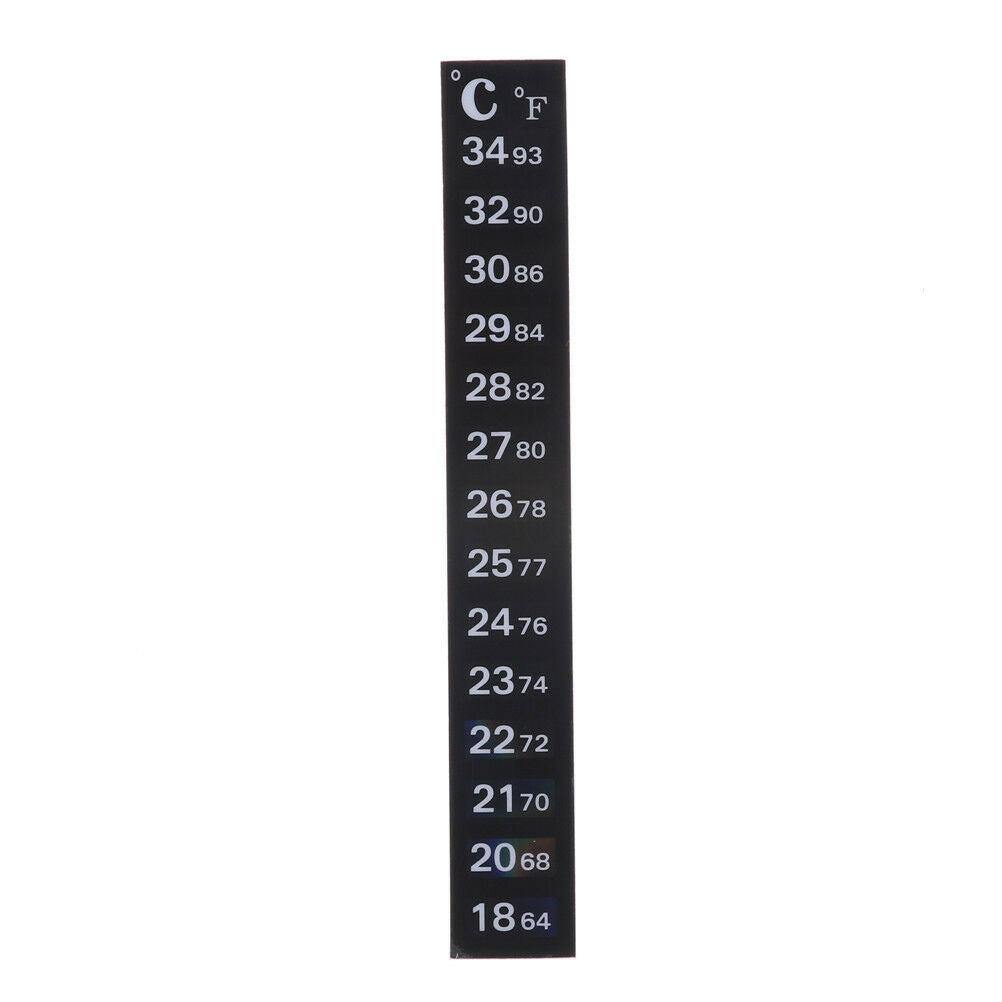 StickOn Thermometer Temperature GaugeHeater Stickers Aquarium fish tankGla.l8