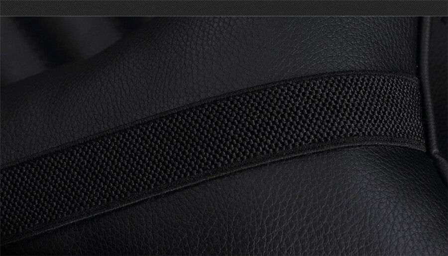 1 Pcs Wear-resistant PU Leather Car Headrest Pillow Breathable Safety Protection