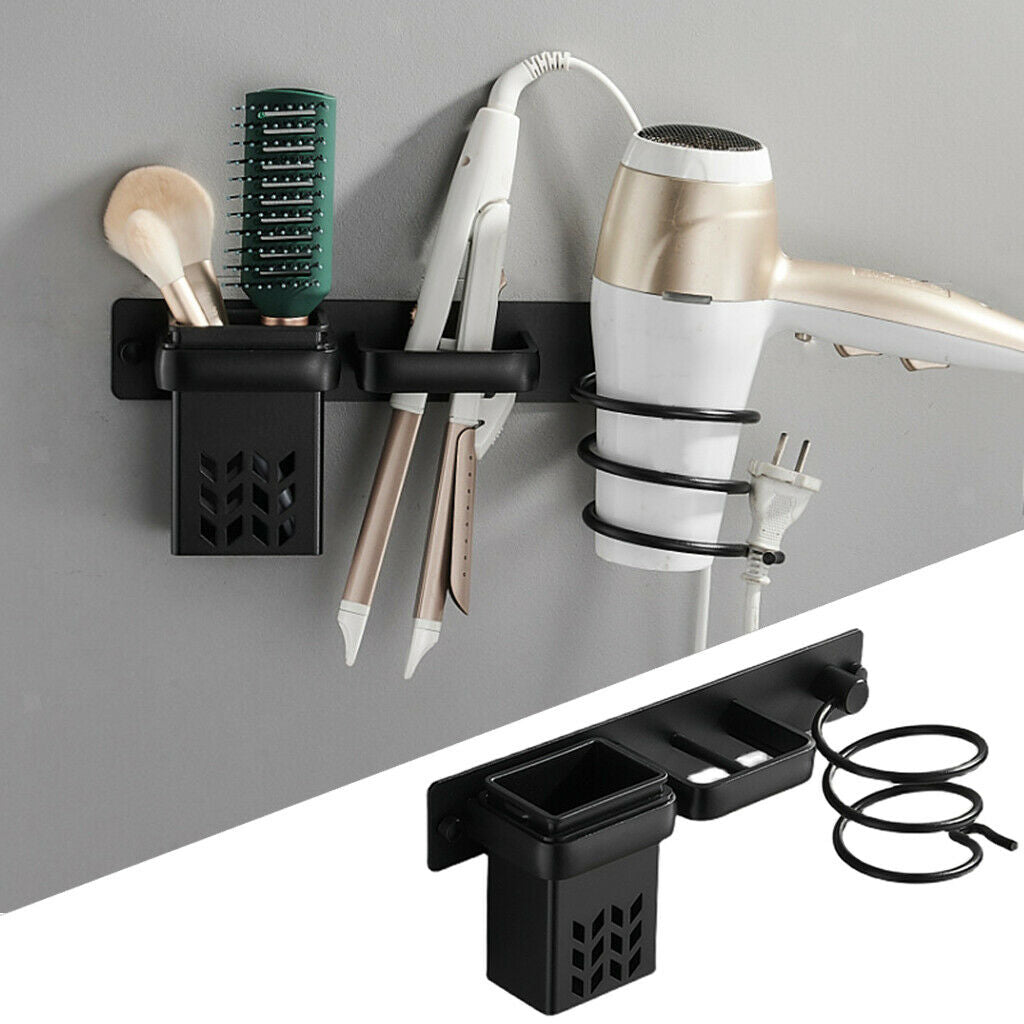 Bathroom Hair Dryer Holder Storage Bracket Bathroom Space Saving Accessories