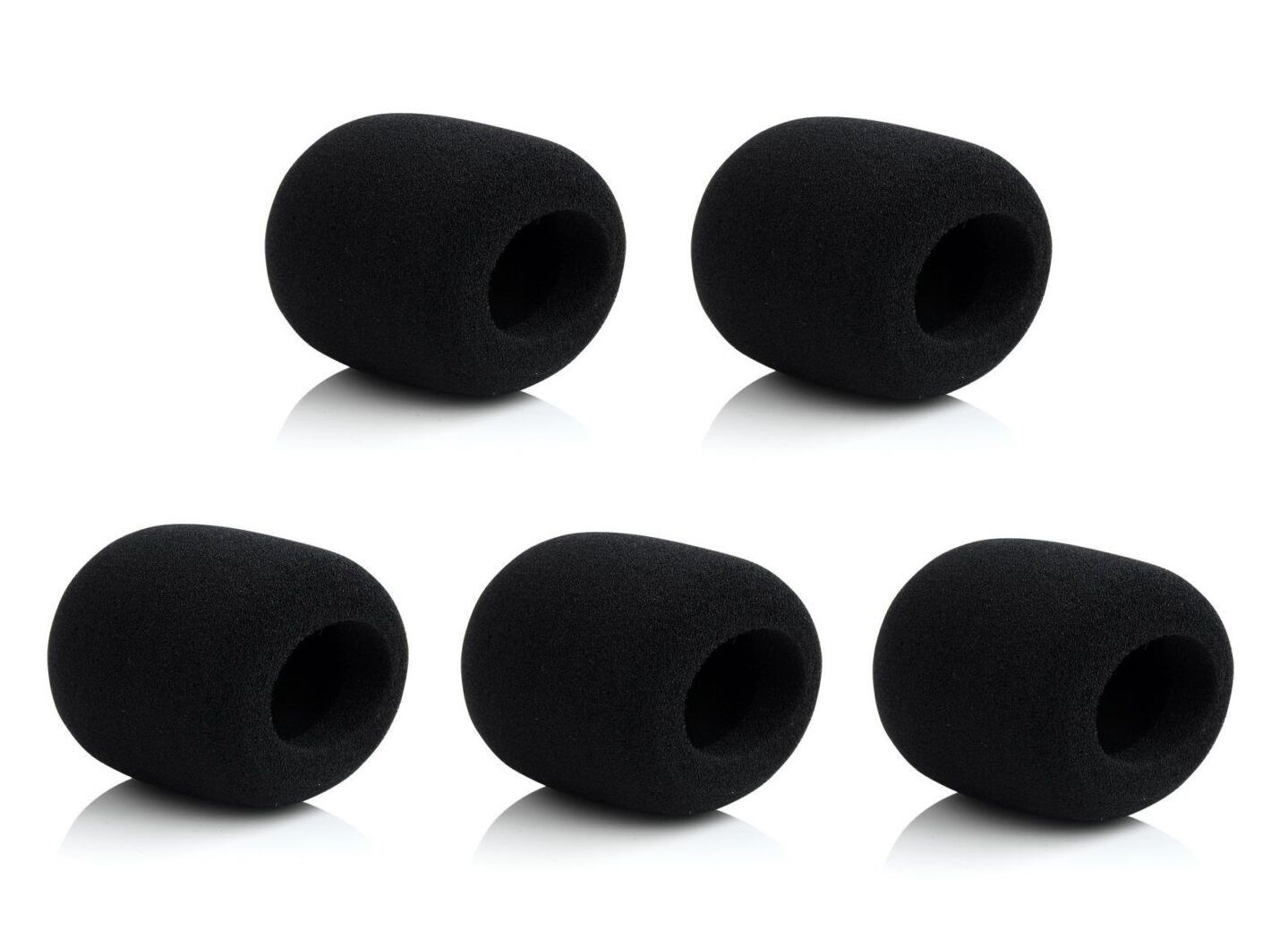 Black Sponge Microphone Foam Windscreens for Shure Wireless Mic Handheld SLX