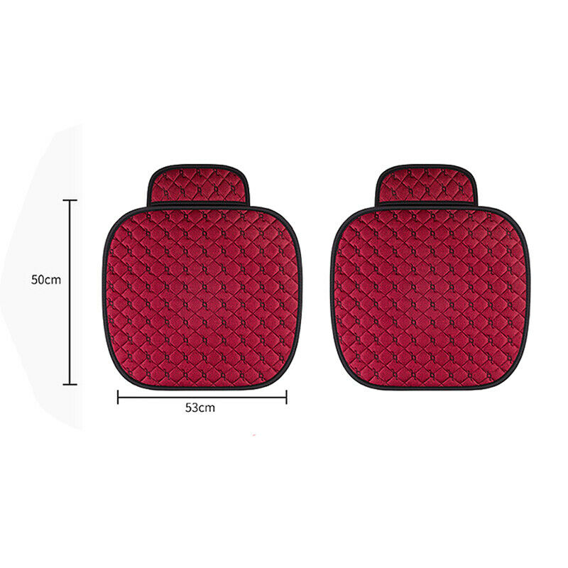 3PCS Full Set Car Seat Cover Breathable Cushion Four Season Front Rear Mat Pads