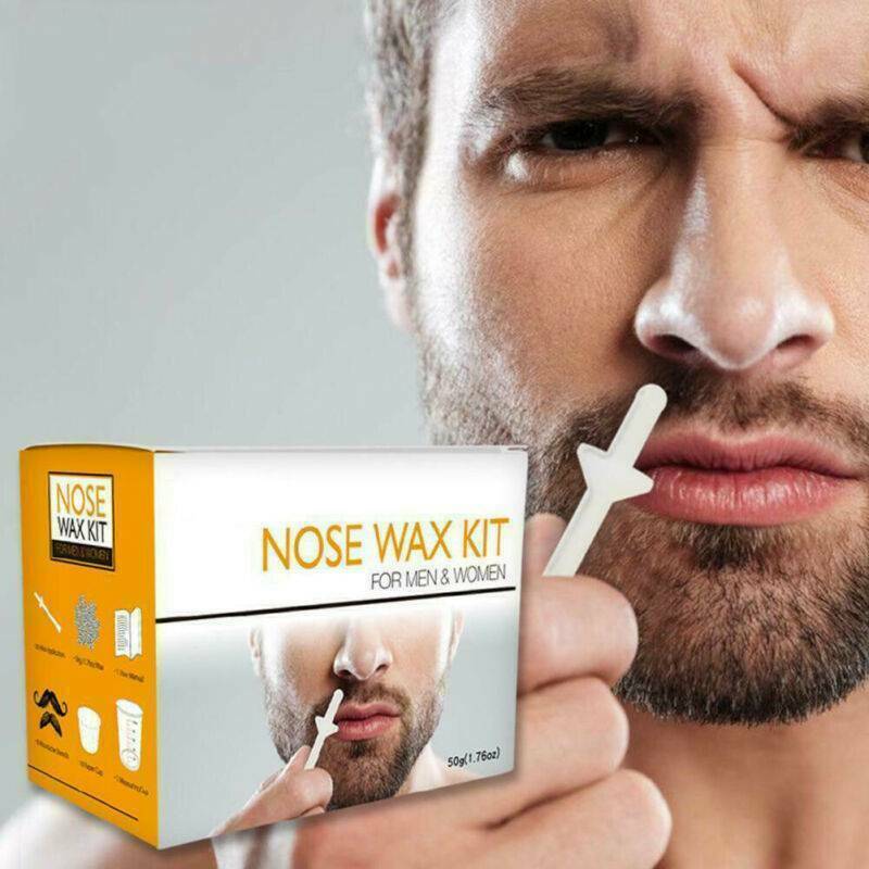 1+5x Nose Ear Hair Removal Wax Set - Sticks Easy Mens Nasal Waxing Strip Remover
