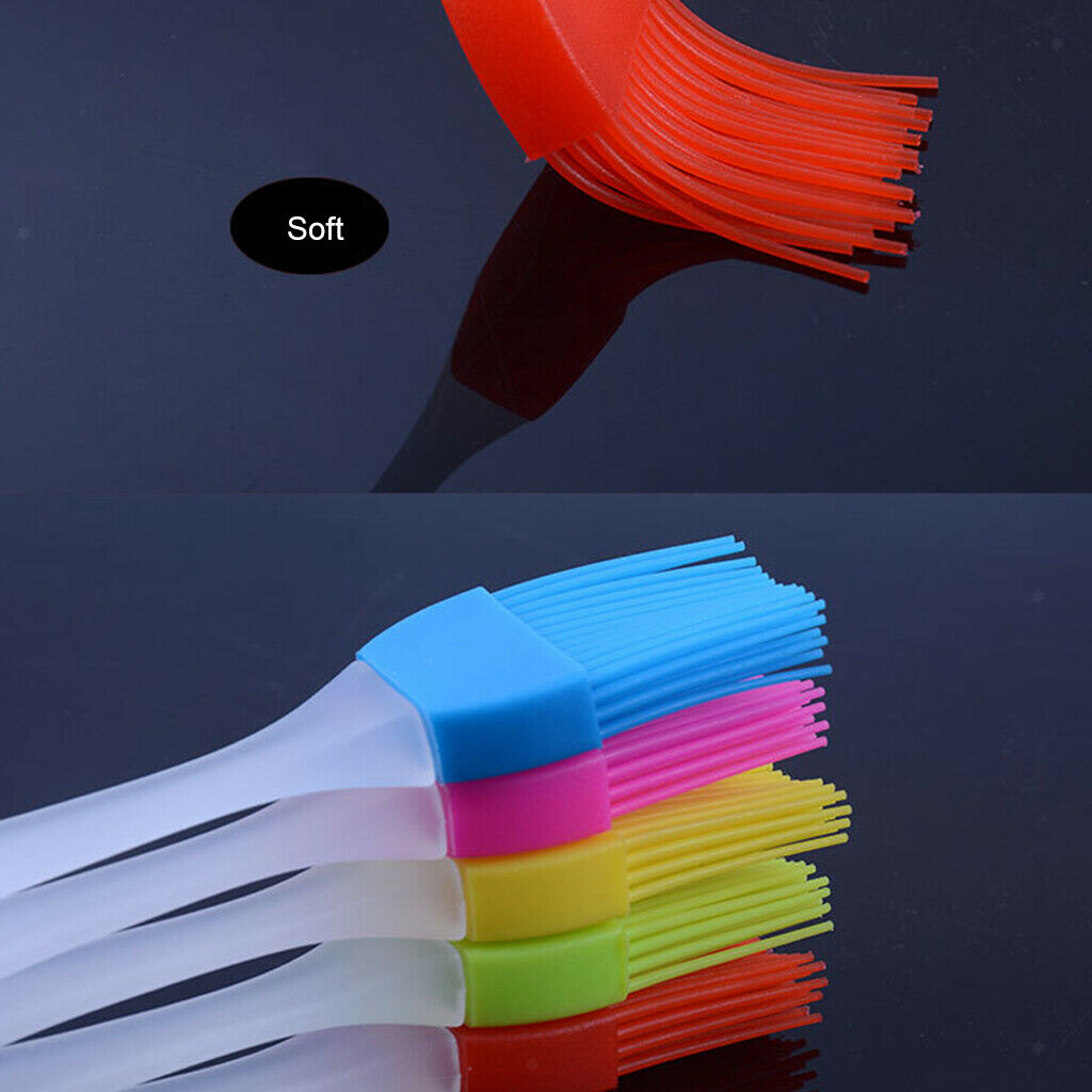 10x Oil Brush Pastry Brush Dishwasher Safe Color Random Kitchen Accessories