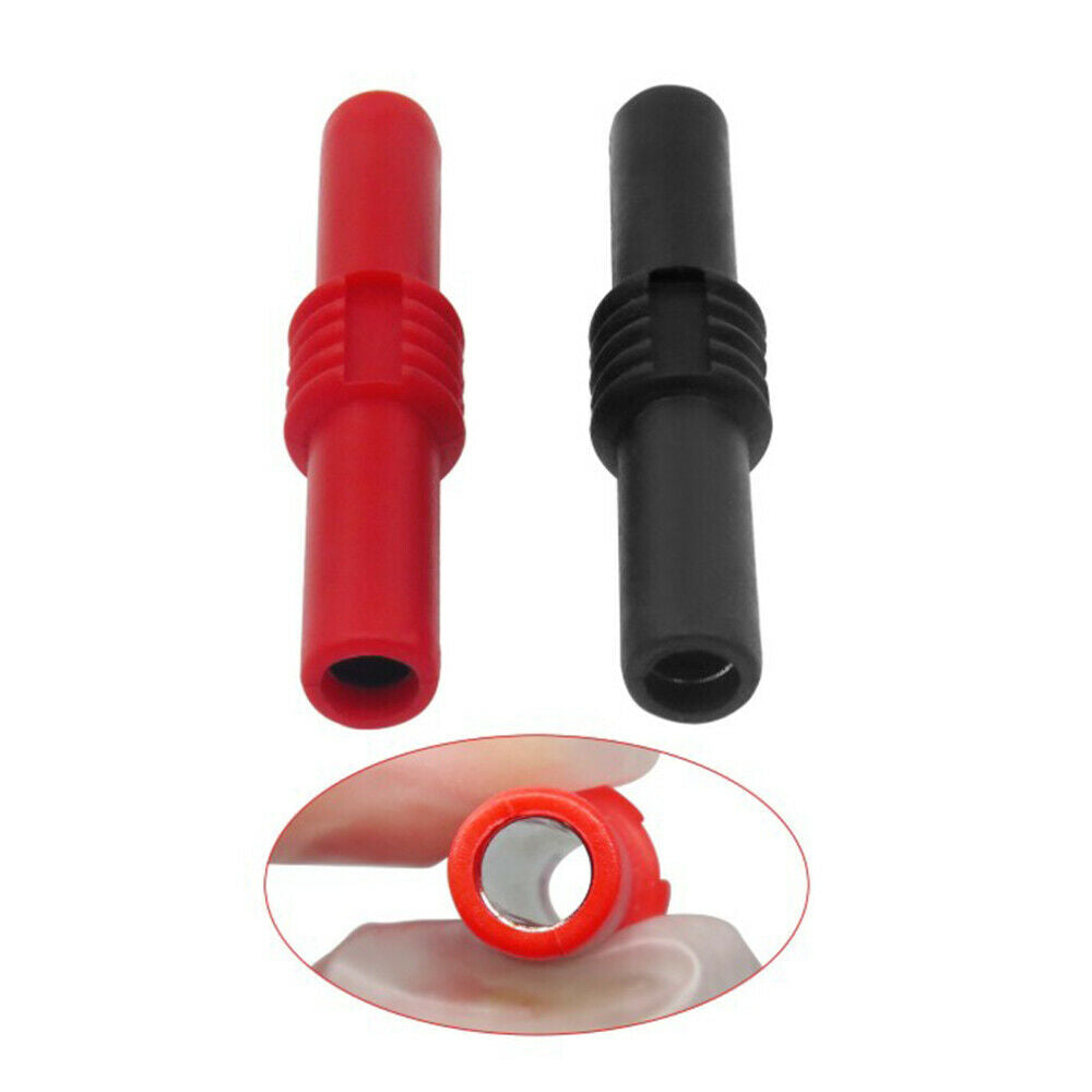 10Pcs/Lot 4mm Insulated Banana Jack Female to Female Adapter Coupler Connector
