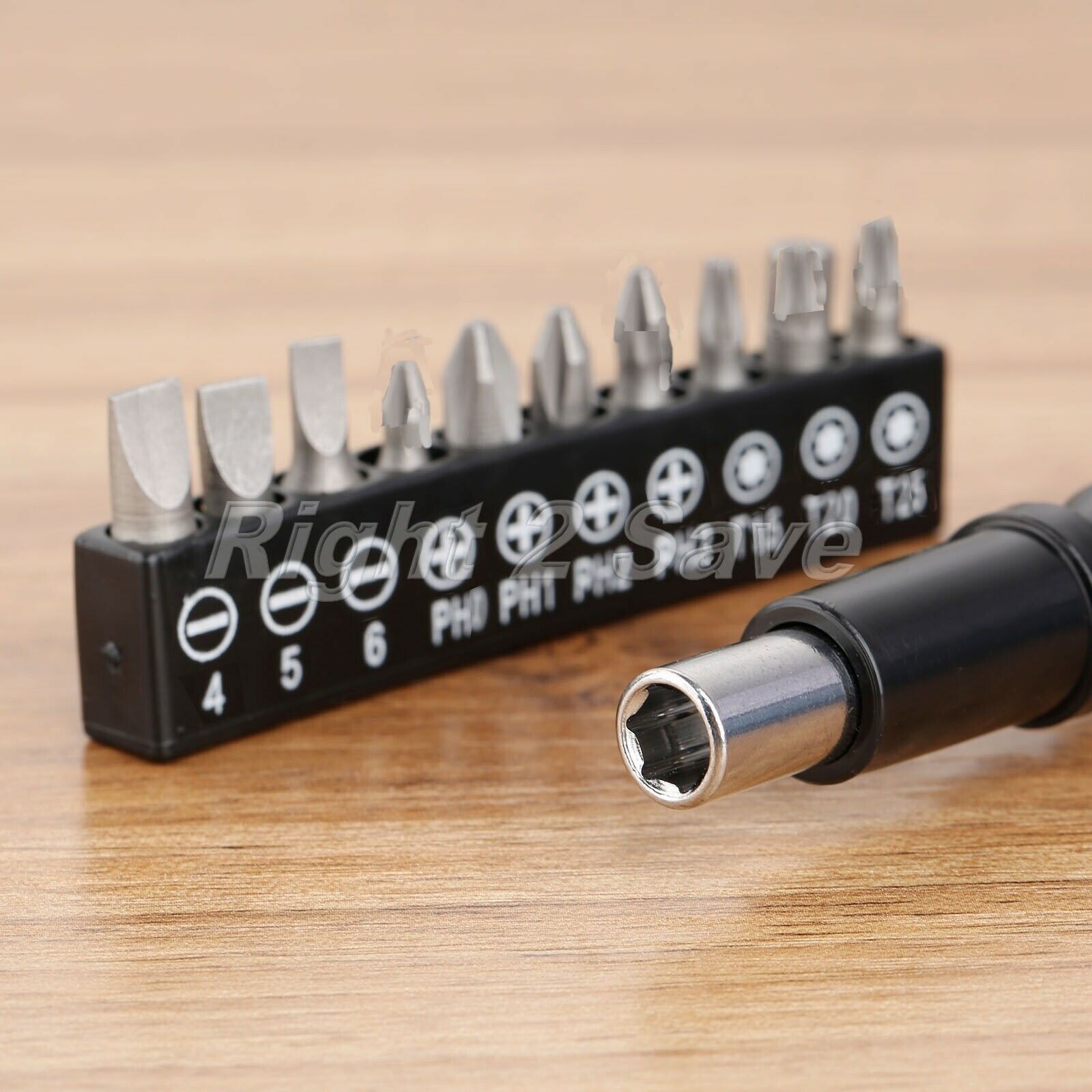 11Pcs/Set Flexible Drill Shaft Connecting Socket Set Screwdriver Bits Hand Tools
