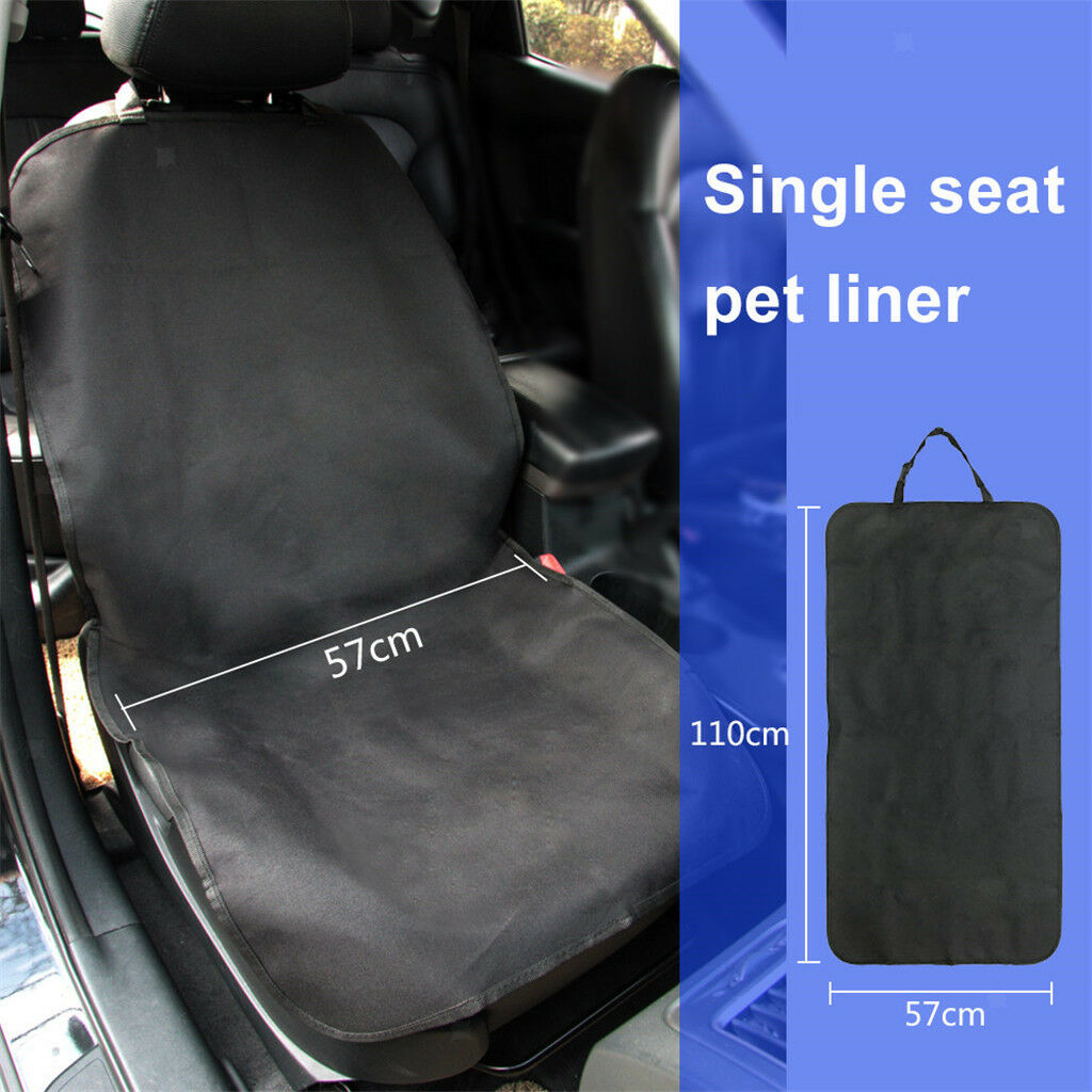 Oxford Cloth Car Front Bucket Single Seat Protector Cover for Pet Dog Cat