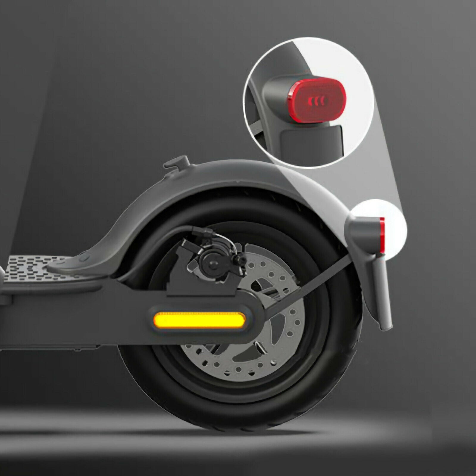 Rear Mudguard Fender Guard Taillight Kit For   M365/M365Pro 1S Pro2 Scooter
