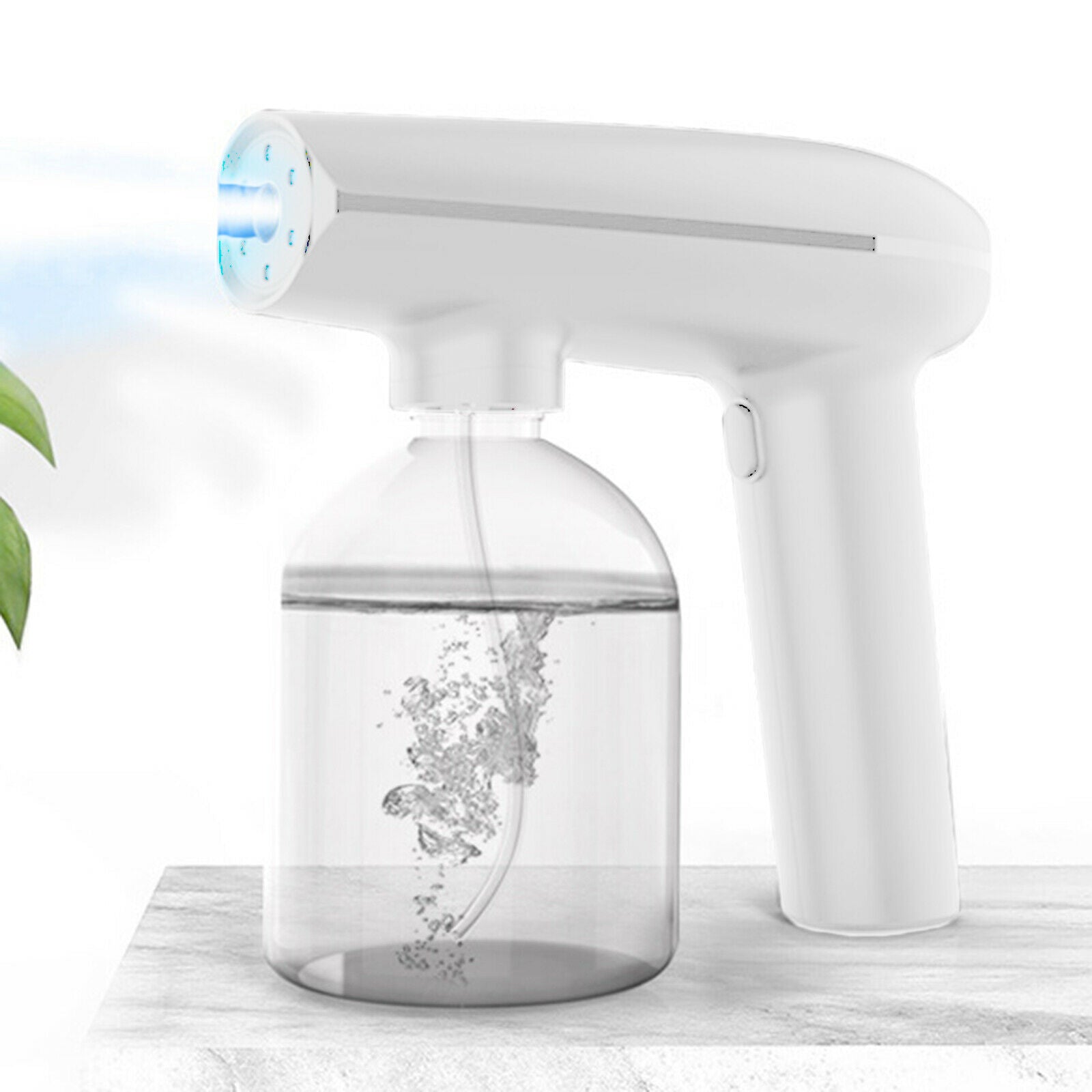 Nano Atomizer Sprayer Electric Blue Light for Home School Bus Outdoor White