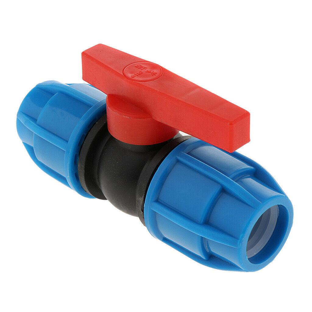3X pe plastic valve - straight valve - plastic core and steel core in