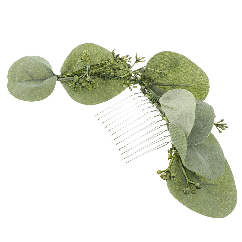 Wedding Flower Forehead Garland Hair Comb Wedding Party Accessories B