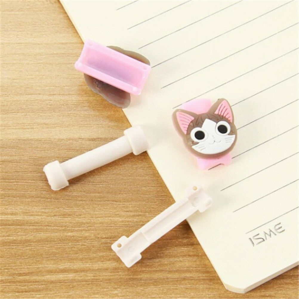 2sets 4pcs Fashion Cartoon Phone USB Data Charging Cable Wrap Cover Protec.l8