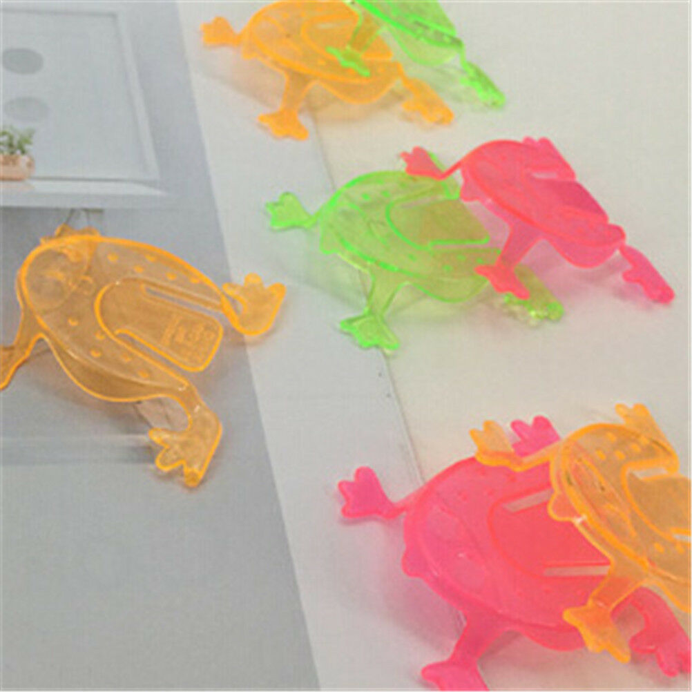 10PCS Jumping Frog Hoppers Game Kids Party Favor Kids Birthday Party Toys B_DD