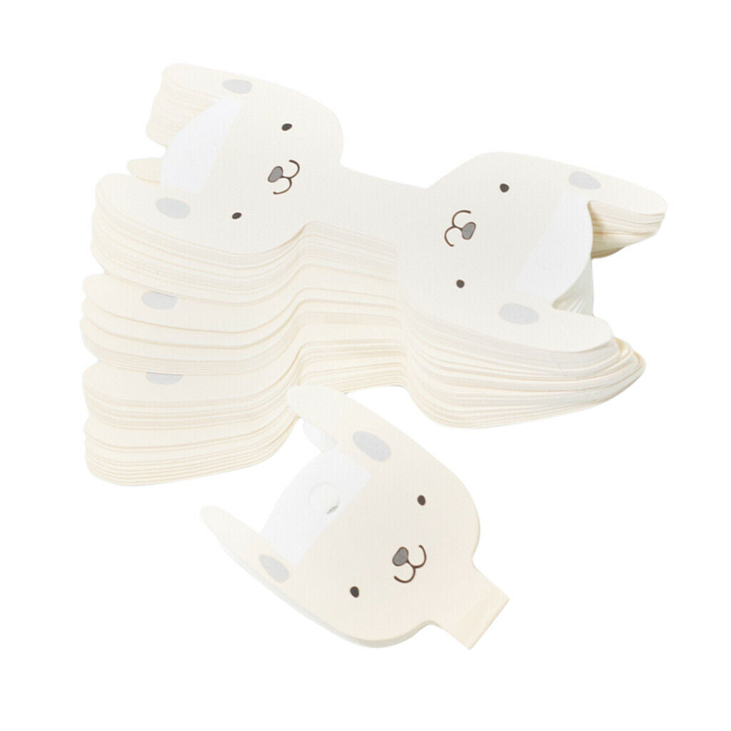 50x cartoon dog jewelry packaging card paper hair clip card