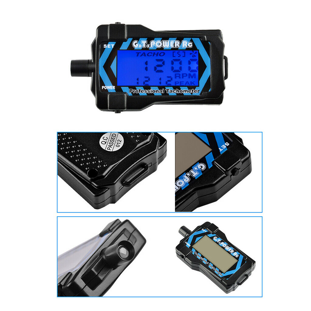 Digital LED Tachometer RPM Meter NON-CONTACT
