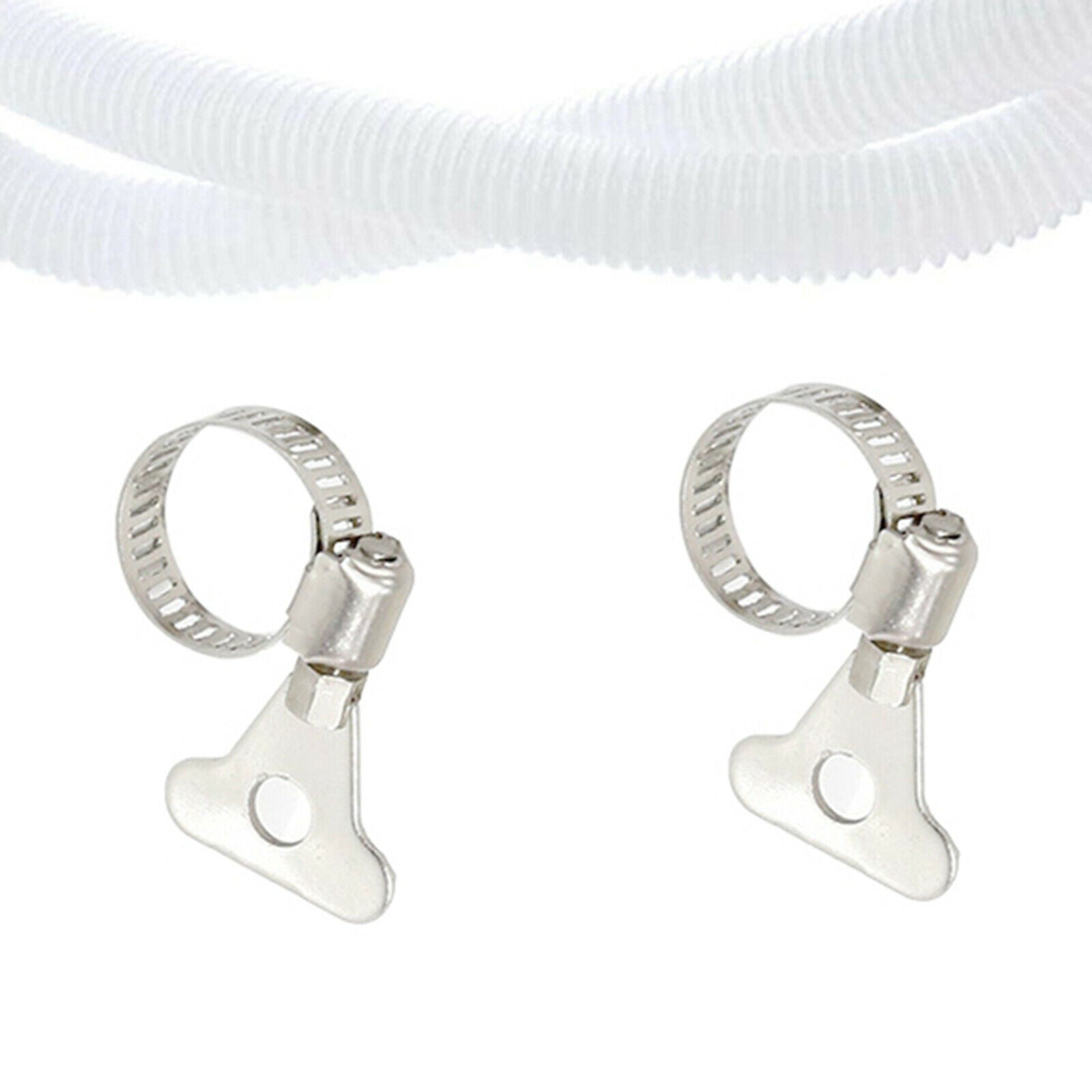2x Replacement Pool Pump Hose 1.25" 59" Long w/ 4 Clamps Accessory Kit