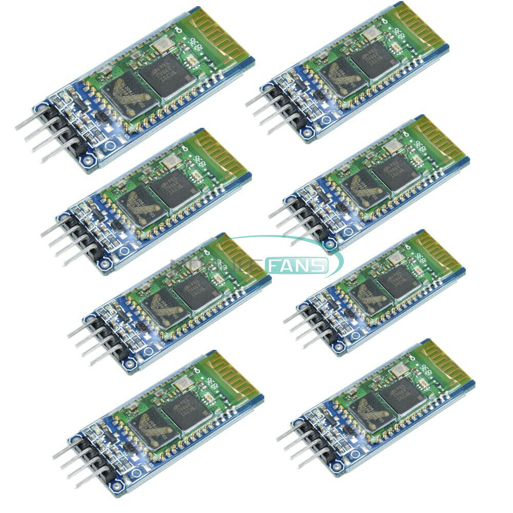 10PCS 6 Pin Wireless Serial Bluetooth RF Transceiver Module HC-05 RS232