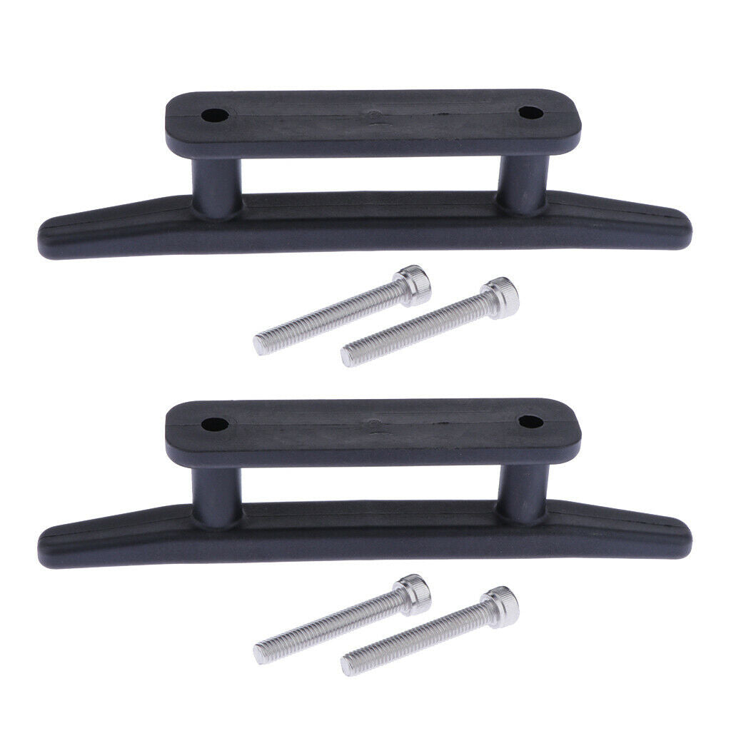 2 Pieces Kayak Deck Cleats Boat Cleat Mooring Kit Dock Holder Accessories