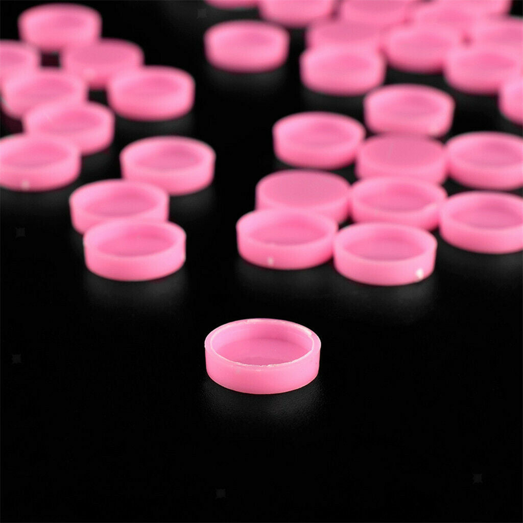 100 Pack Eyelash Adhesive Glue Primer Holder Microblading Ink Cups Pallet